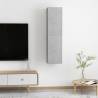 Stylish Concrete Grey TV Cabinets - 2 pcs | Hipomarket UK