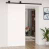 Barn Door White 90x1.8x214 cm Solid Wood Pine - HipoMarket