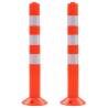 Traffic Control Bollards 2 pcs Plastic 75 cm Quantity in Package 2 