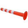 Traffic Control Bollards 2 pcs Plastic 75 cm - Hipomarket UK