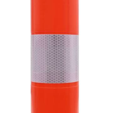 Traffic Control Bollards 2 pcs Plastic 75 cm - Hipomarket UK