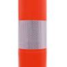 Traffic Control Bollards 2 pcs Plastic 75 cm - Hipomarket UK