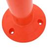 Traffic Control Bollards 2 pcs Plastic 75 cm - Hipomarket UK