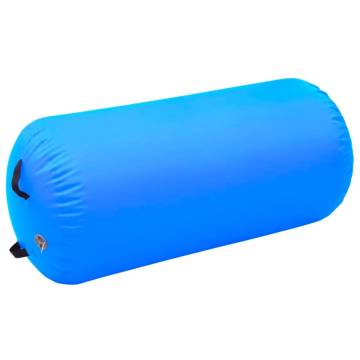 Inflatable Gymnastic Roll with Pump - 120x75 cm - Blue