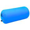 Inflatable Gymnastic Roll with Pump - 120x75 cm - Blue