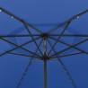 Outdoor Parasol with LED Lights - Azure Blue 400 cm | HipoMarket