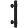 10 pcs Black Stainless Steel Cabinet Handles - Vintage Style