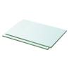 Shelves 2 pcs Panel Glass Clear 30x15 cm Size 30 x 15 cm Quantity in Package 2 Number of Pieces 1 