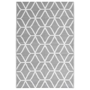 Trendy Outdoor Rug Grey 140x200 cm - Hipomarket