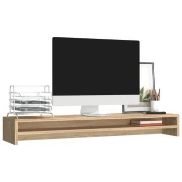 Monitor Stand Sonoma Oak - Ergonomic Office Solution