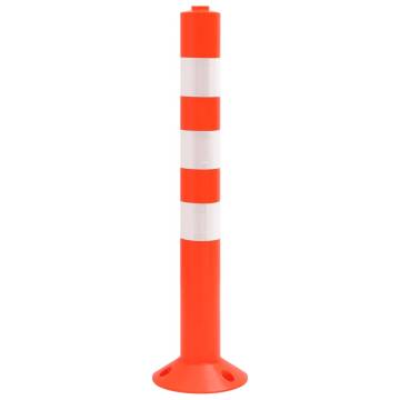 Traffic Control Bollards 10 pcs 75 cm - Effective Road Safety