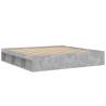 Concrete Grey Bed Frame 200x200 cm | Modern & Durable Design