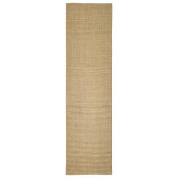 Durable Sisal Rug for Scratching Post | 80x300 cm | HipoMarket