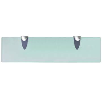 Stylish Floating Glass Shelf 40x10 cm - Functional & Modern