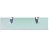 Stylish Floating Glass Shelf 40x10 cm - Functional & Modern