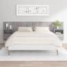 Bed Headboard with Cabinets Grey Sonoma Engineered Wood Colour grey sonoma Quantity in Package 1 Model one drawer and one shelf 