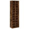 Shoe Cabinet Smoked Oak - Stylish Storage Solution | Hipomarket