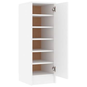 Shoe Cabinet White 32x35x92 cm - Durable & Stylish Storage