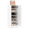 Shoe Cabinet White 32x35x92 cm - Durable & Stylish Storage