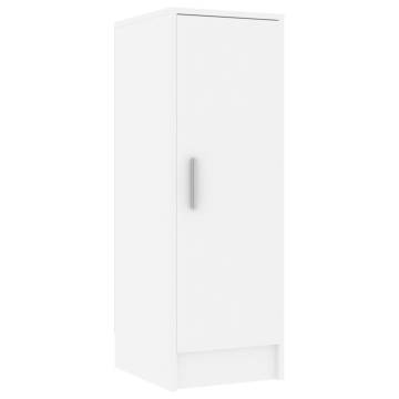 Shoe Cabinet White 32x35x92 cm - Durable & Stylish Storage