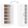 Shoe Cabinet White 32x35x92 cm - Durable & Stylish Storage