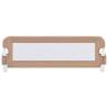 Toddler Safety Bed Rail Taupe 120x42 cm | Hipomarket