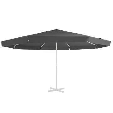 Replacement Fabric for Outdoor Parasol - 500 cm Anthracite