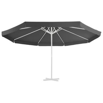 Replacement Fabric for Outdoor Parasol - 500 cm Anthracite