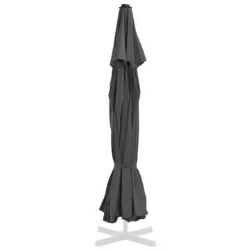 Replacement Fabric for Outdoor Parasol - 500 cm Anthracite