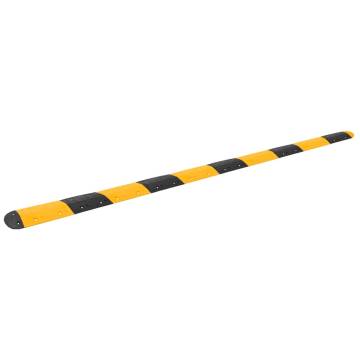 Speed Hump Yellow & Black - Durable Rubber | Hipomarket