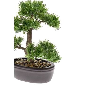 Emerald Artificial Cedar Bonsai - 32 cm | HipoMarket