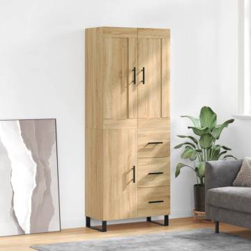 Stylish Highboard Sonoma Oak - Elegant Storage Solution