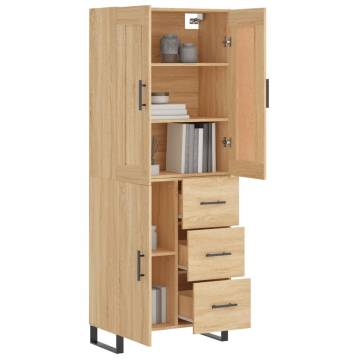 Stylish Highboard Sonoma Oak - Elegant Storage Solution