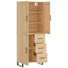 Stylish Highboard Sonoma Oak - Elegant Storage Solution