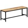 Stylish 120 cm Solid Mango Wood Dining Bench | Hipomarket