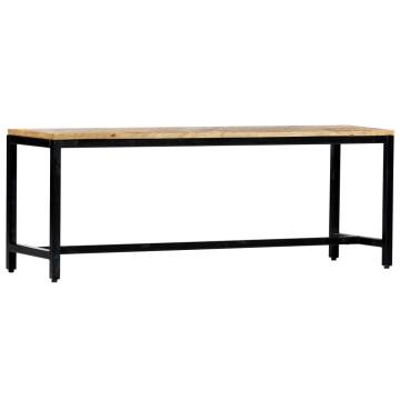 Stylish 120 cm Solid Mango Wood Dining Bench | Hipomarket