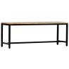 Stylish 120 cm Solid Mango Wood Dining Bench | Hipomarket