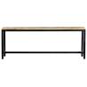 Stylish 120 cm Solid Mango Wood Dining Bench | Hipomarket