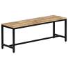 Stylish 120 cm Solid Mango Wood Dining Bench | Hipomarket