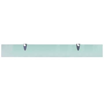 Floating Shelves 2 pcs Glass 80x10 cm - Stylish & Functional