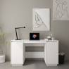 Desk White 140x50x75 cm Solid Wood Pine Colour white 