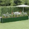 Garden Raised Bed Powder-coated Steel 440x80x68 cm Green Colour green Size 440 x 80 x 68 cm Quantity in Package 1 