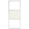 Walk-in Shower Wall ESG Glass Stone Design 100x195 cm