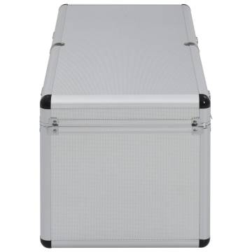 Storage Cases 2 pcs Silver Aluminium - Organize with Style