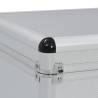 Storage Cases 2 pcs Silver Aluminium - Organize with Style