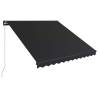 Manual Retractable Awning 300x250 cm Anthracite - Hipomarket