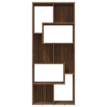 Brown Oak Book Cabinet - Modern Storage Solution | Hipo Market