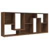 Brown Oak Book Cabinet - Modern Storage Solution | Hipo Market