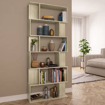 Book Cabinet Room Divider Sonoma Oak - Stylish & Practical