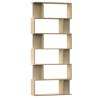 Book Cabinet Room Divider Sonoma Oak - Stylish & Practical